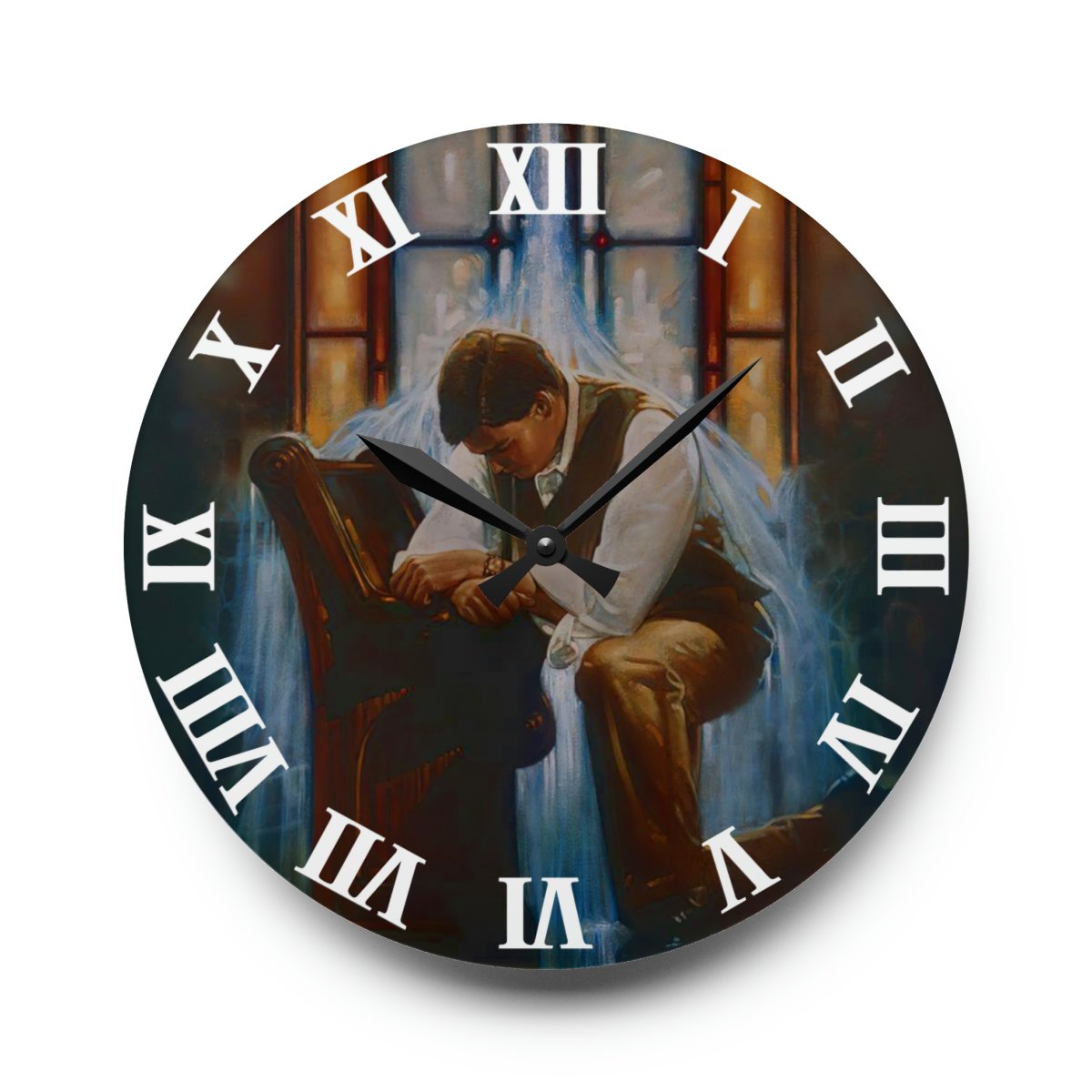 Cleansing Stream by Ron DiCianni Acrylic Wall Clock