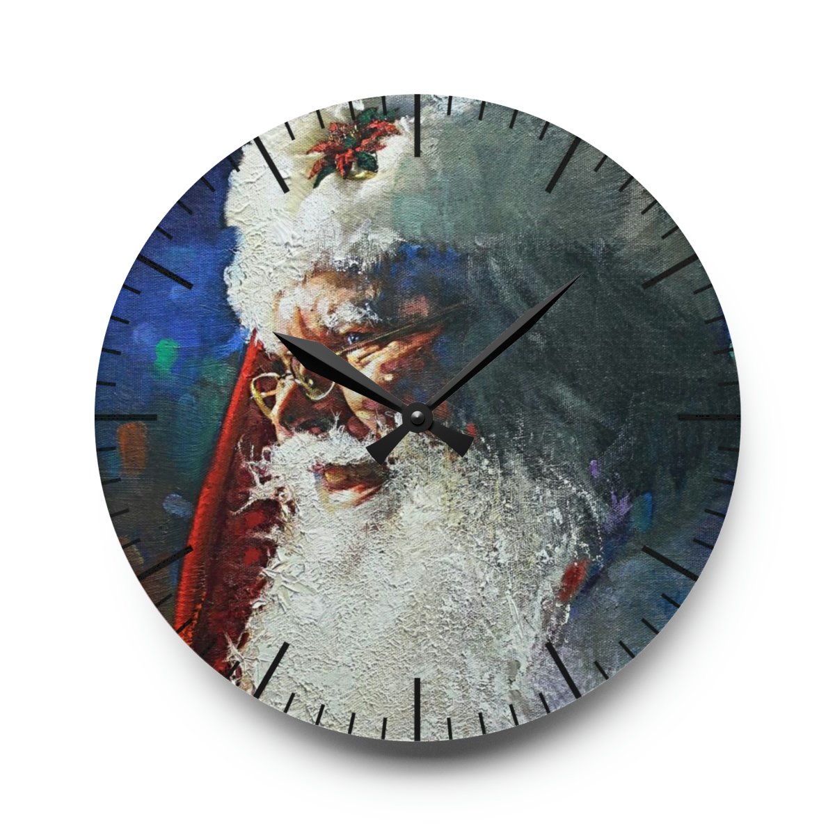 Santa by Ron DiCianni Acrylic Wall Clock