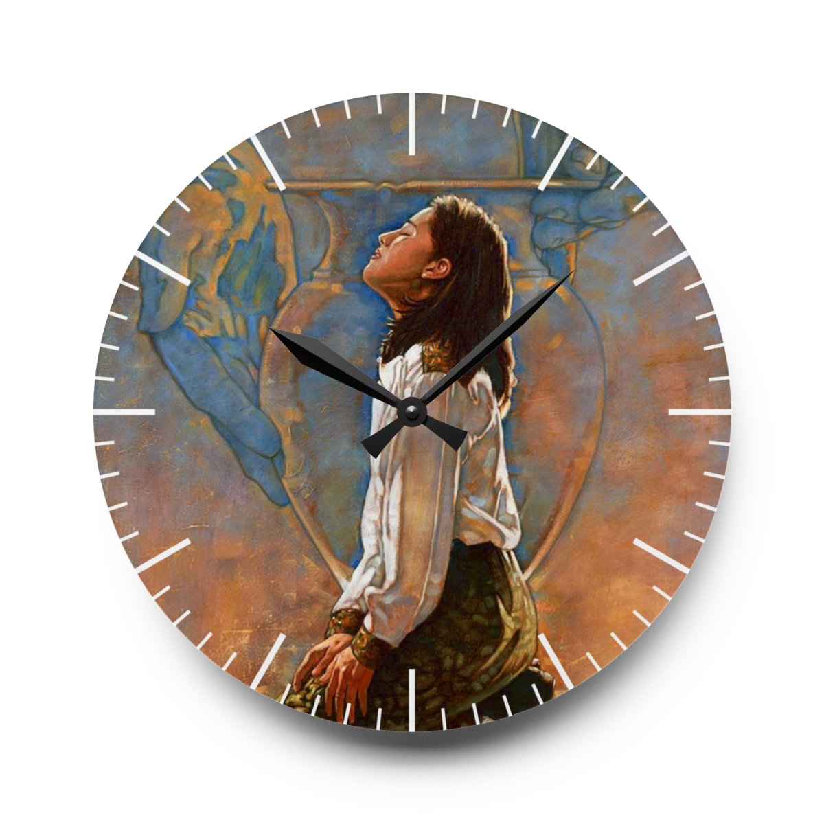 The Clay by Ron DiCianni Acrylic Wall Clock